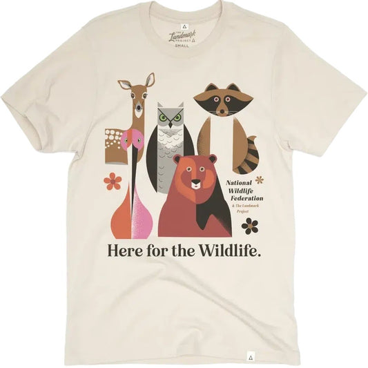 The Landmark Project Here for the Wildlife Unisex Tee-Unisex - Clothing - Tops-Dune-XS-Appalachian Outfitters