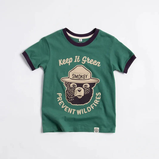 The Landmark Project Keep It Green Youth Short Sleeve Ringer Tee-Unisex - Clothing - Tops-Appalachian Outfitters