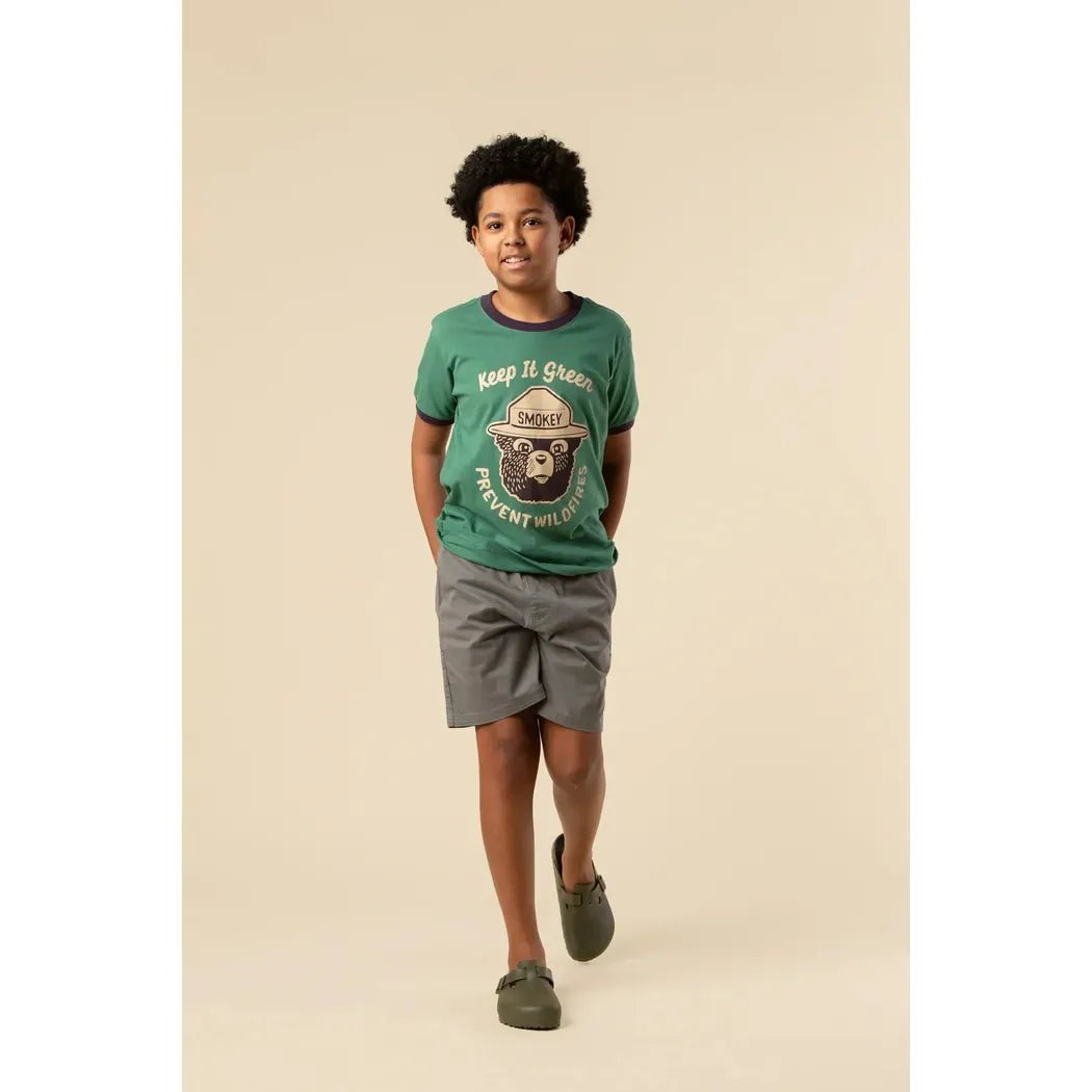 The Landmark Project Keep It Green Youth Short Sleeve Ringer Tee-Unisex - Clothing - Tops-Appalachian Outfitters