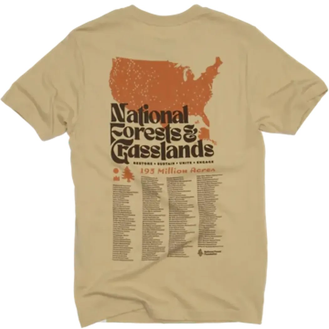 The Landmark Project National Forests and Grasslands Pocket Tee-Unisex - Clothing - Tops-Fossil-S-Appalachian Outfitters