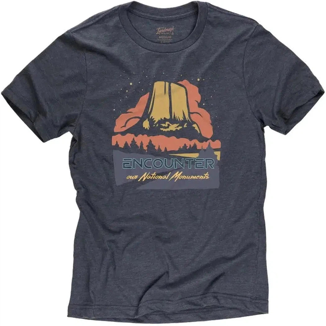 The Landmark Project National Monuments-Unisex - Clothing - Tops-Deep Navy-S-Appalachian Outfitters