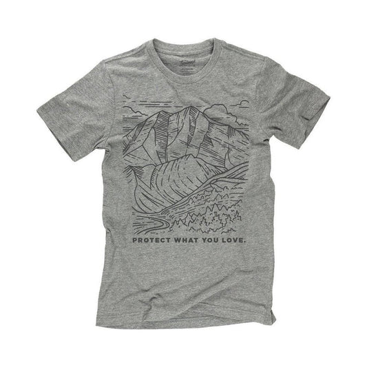 The Landmark Project Protect What You Love-Unisex - Clothing - Tops-Smoke Grey-S-Appalachian Outfitters