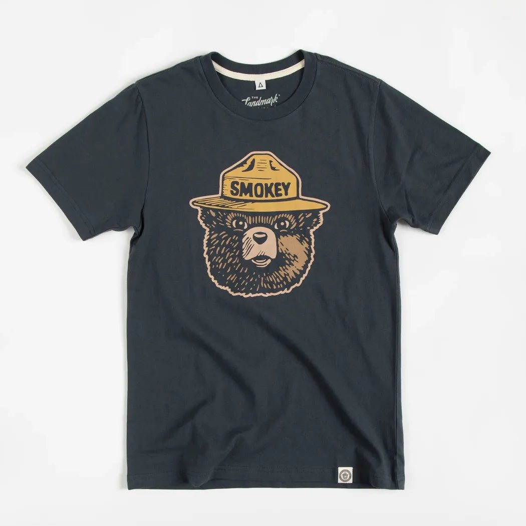 The Landmark Project Smokey Logo Unisex Short Sleeve Tee-Unisex - Clothing - Tops-Dark Navy-S-Appalachian Outfitters