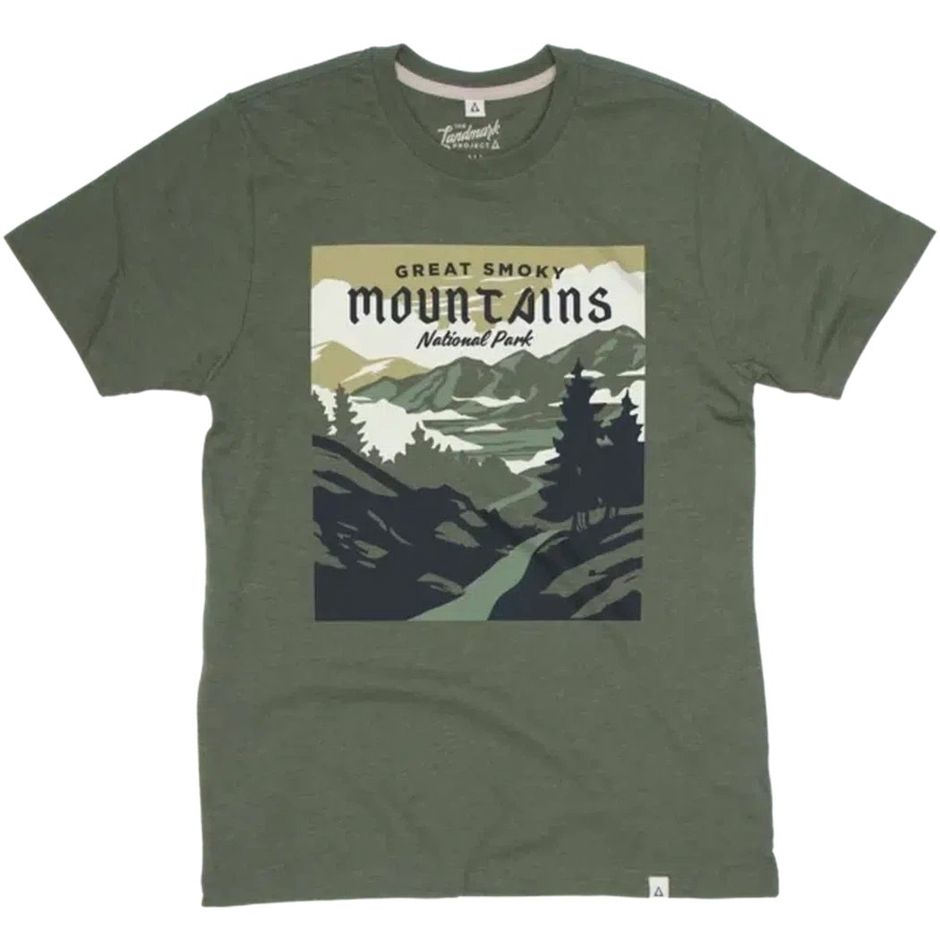 The Landmark Project Smoky Mountains National Park Tee-Unisex - Clothing - Tops-Conifer-S-Appalachian Outfitters