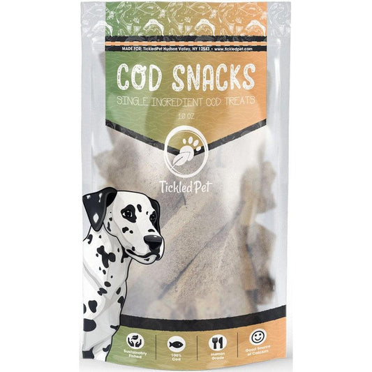 Tickled Pet Cod Snacks 10oz-Pets - Treats-Each-Appalachian Outfitters