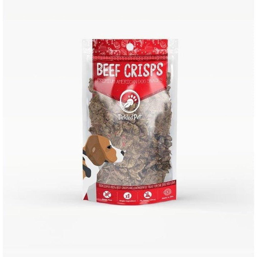 Tickled Pet Natural Beef Crisps-Pets - Treats-Appalachian Outfitters