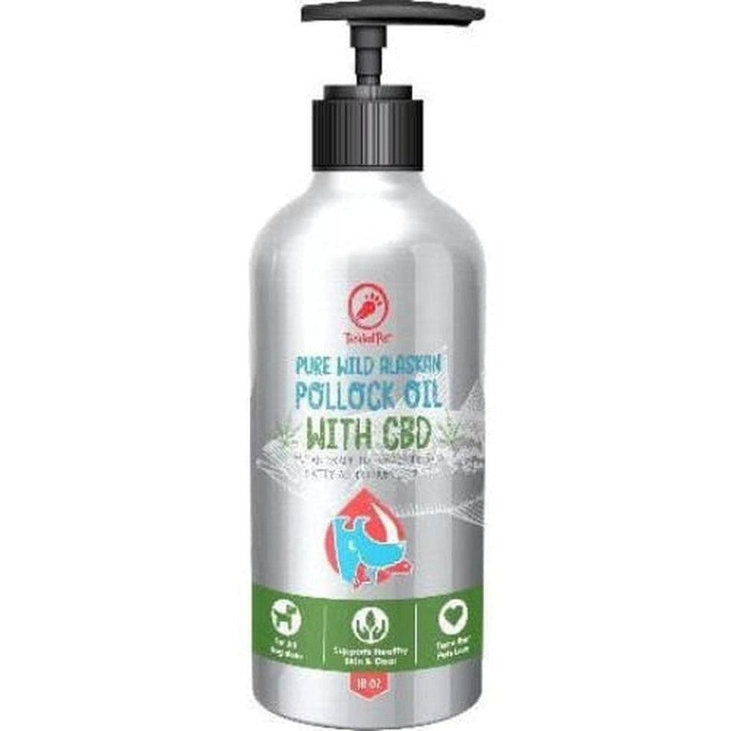 Tickled Pet Wild Alaskan Pollock Oil 16 Ounce with Cbd-Pets - Treats-Appalachian Outfitters