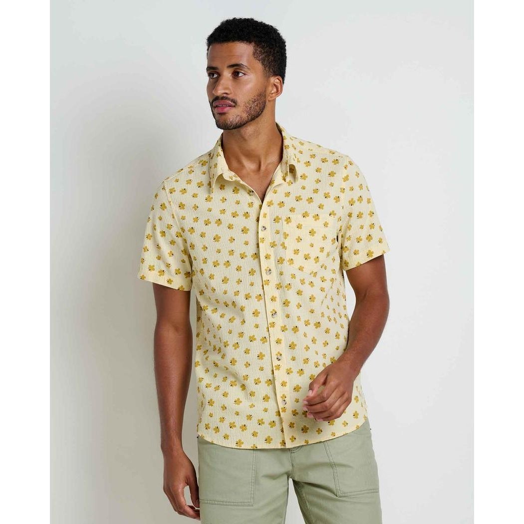 Toad & Co Men's Fletcher Short Sleeve Shirt-Men's - Clothing - Tops-Barley Pattern-M-Appalachian Outfitters