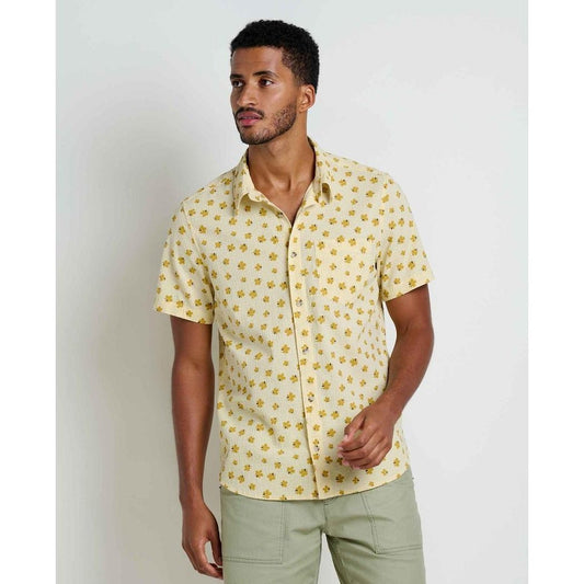 Toad & Co Men's Fletcher Short Sleeve Shirt-Men's - Clothing - Tops-Barley Pattern-M-Appalachian Outfitters