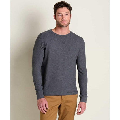Toad & Co Men's Framer II LS Crew-Men's - Clothing - Tops-Soot-M-Appalachian Outfitters