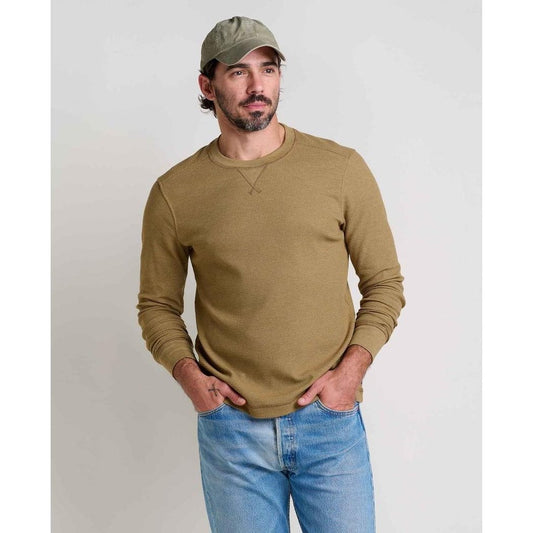 Toad & Co Men's Framer II LS Crew-Men's - Clothing - Tops-Honey Brown-L-Appalachian Outfitters