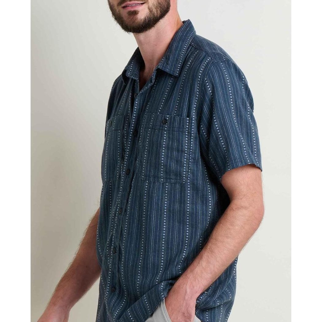 Toad & Co Men's Taj Hemp Short Sleeve Shirt-Men's - Clothing - Tops-Appalachian Outfitters