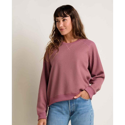 Toad & Co Women's BitterRoot Long Sleeve Pullover-Women's - Clothing - Tops-Foxglove-S-Appalachian Outfitters