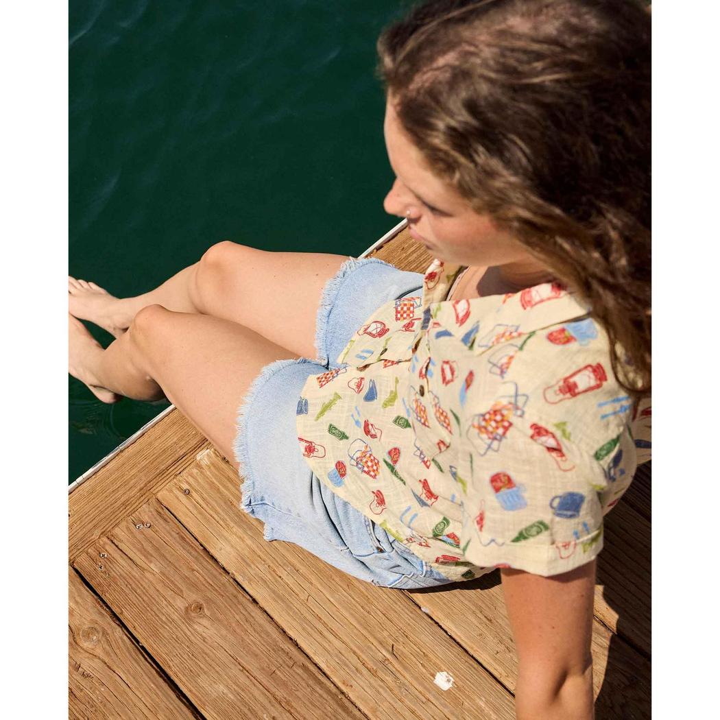 Toad & Co Women's Camp Cove Short Sleeve Shirt-Women's - Clothing - Tops-Appalachian Outfitters