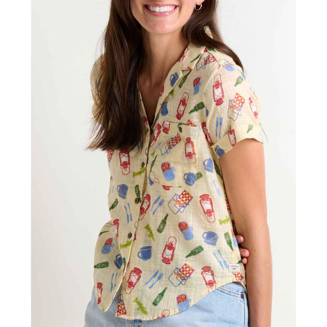 Toad & Co Women's Camp Cove Short Sleeve Shirt-Women's - Clothing - Tops-Appalachian Outfitters