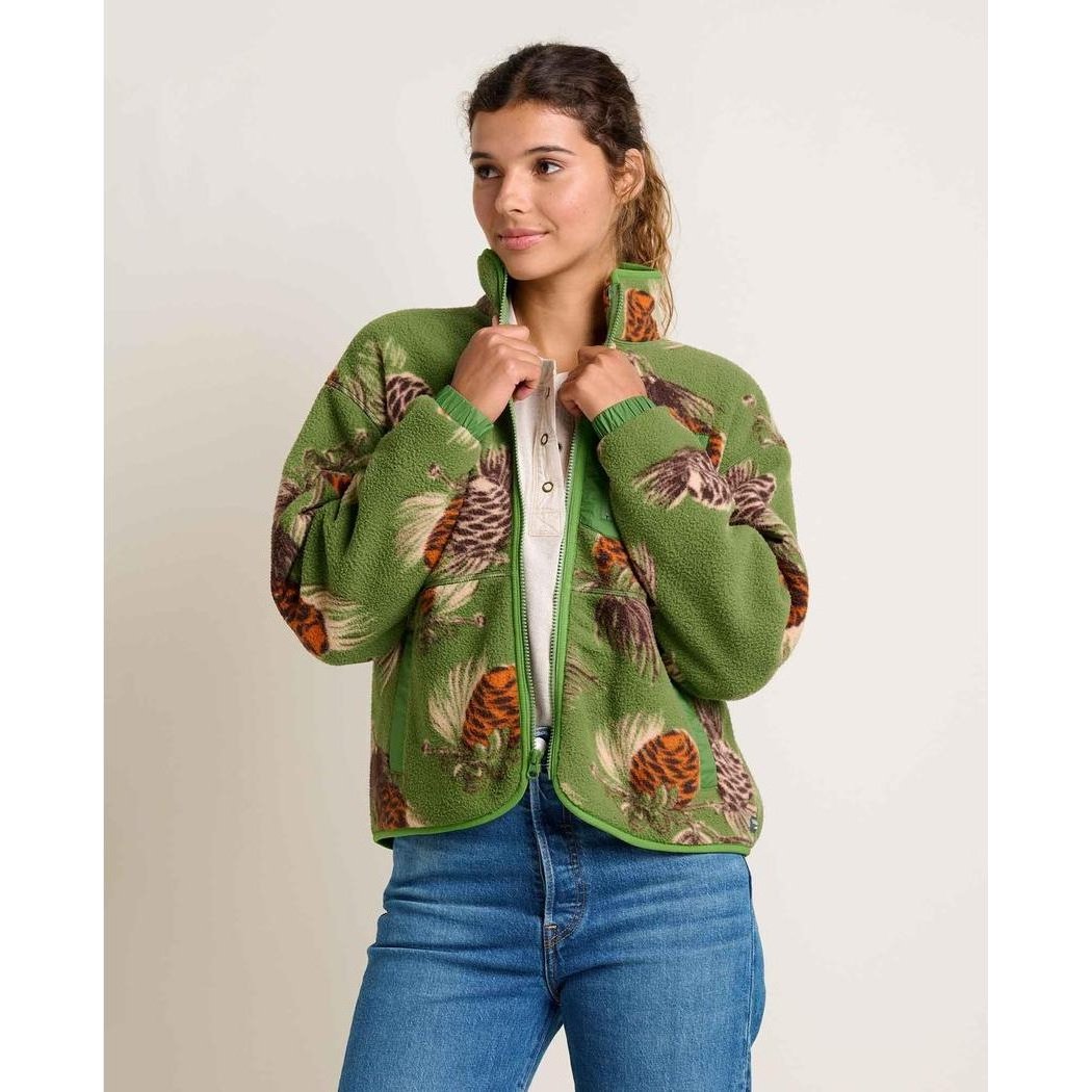 Toad & Co Women's Campo Fleece Jacket-Women's - Clothing - Tops-Artichoke Pinecone Print-S-Appalachian Outfitters