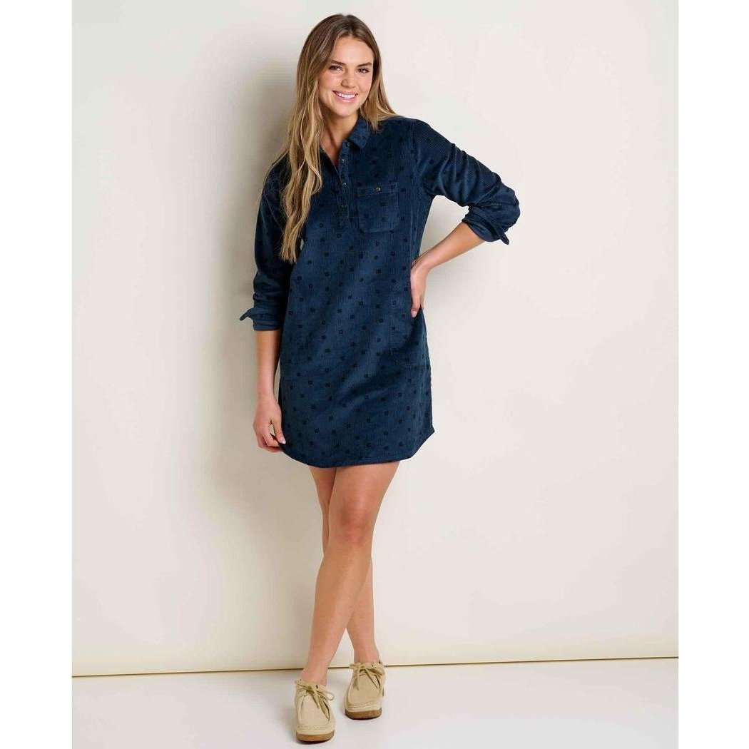 Toad & Co Women's Cassadia Popover Long Sleeve Dress-Women's - Clothing - Dresses-Appalachian Outfitters