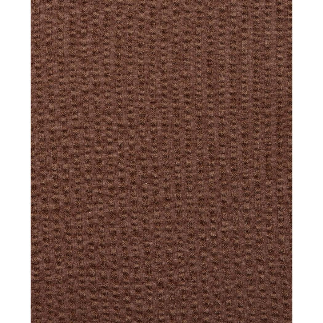 Texture of the Toad & Co Women's Chaka Wide Leg Pant in Chestnut showing the woven pattern.