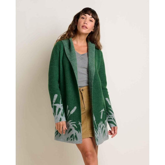 Toad & Co Women's Merino Heartfelt Hoodie-Women's - Clothing - Tops-Pasture Cattail-S-Appalachian Outfitters