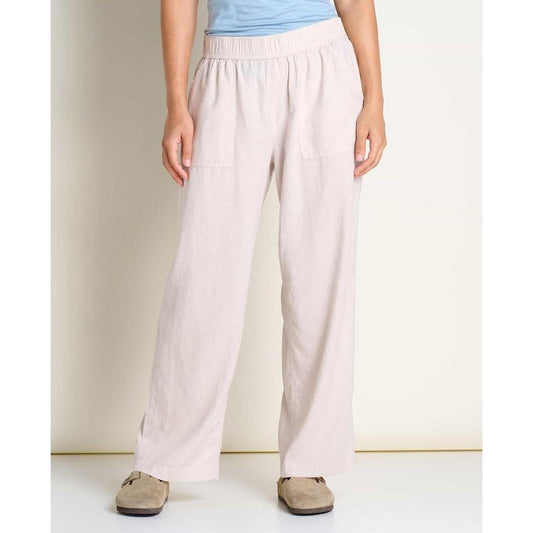 Toad & Co Women's Taj Hemp Wide Leg Pant-Women's - Clothing - Bottoms-Oatmeal-XS-Appalachian Outfitters
