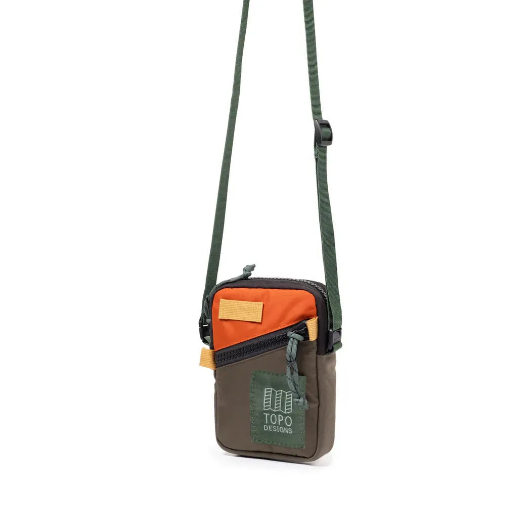Topo Designs Mini Shoulder Bag-Accessories - Bags-Woodland / Terracotta-Appalachian Outfitters