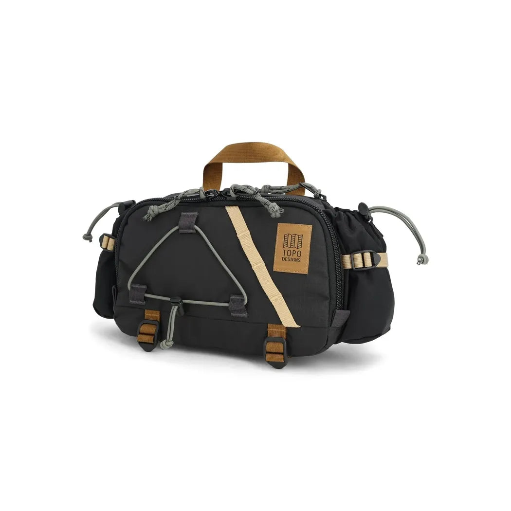 Topo Designs Mountain Hydro Hip Pack-Camping - Hydration - Reservoirs-Black/Neutral-Appalachian Outfitters