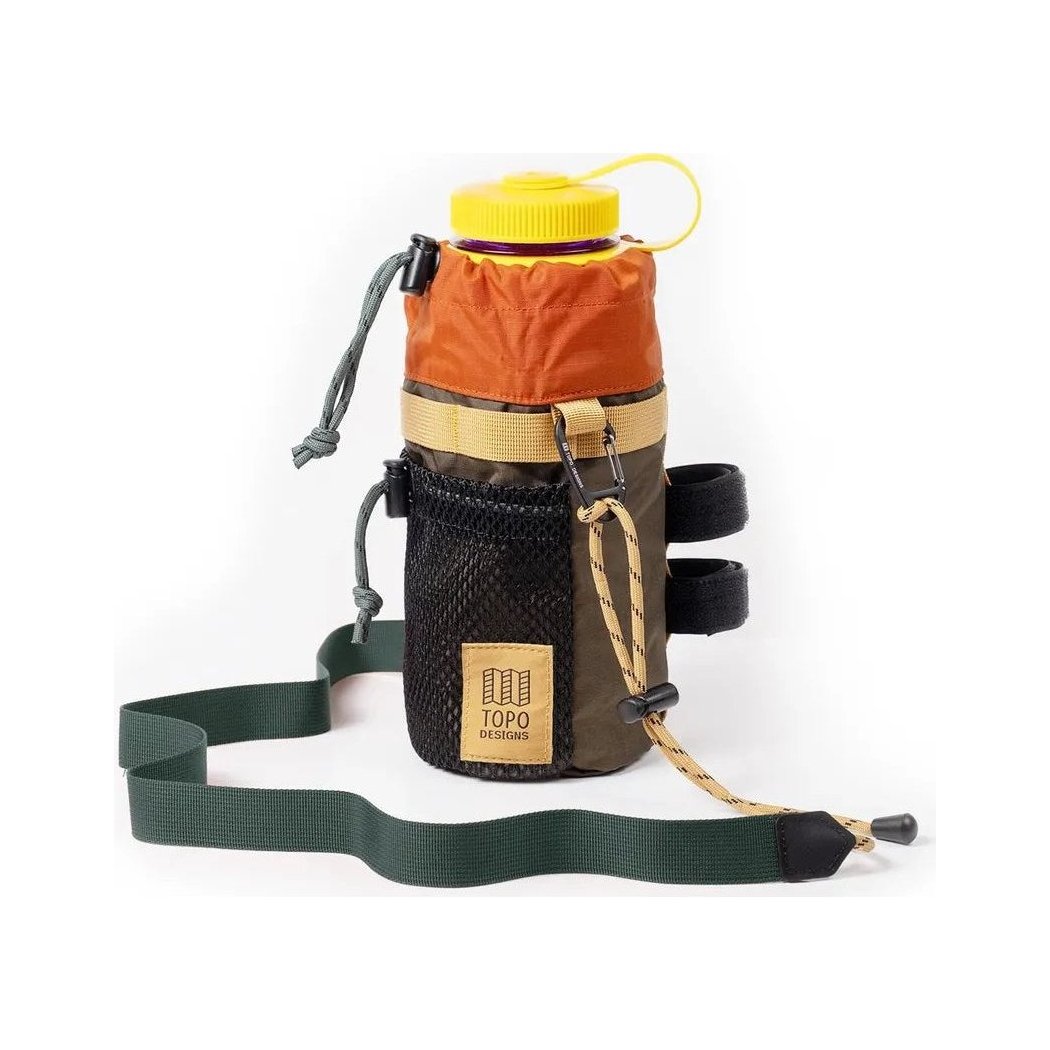 Topo Designs Mountain Hydro Sling-Camping - Hydration - Drinkware Accessories-Woodland / Terracotta-Appalachian Outfitters