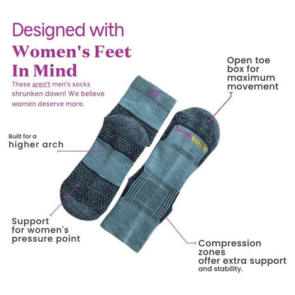 Tough Cuties Eve The Original Ladies Light Weight Hiker Quarter-Accessories - Socks - Women's-Appalachian Outfitters