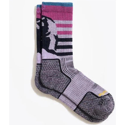Tough Cuties Sasha the Fierce Bear-Accessories - Socks - Women's-Lavender-S-Appalachian Outfitters