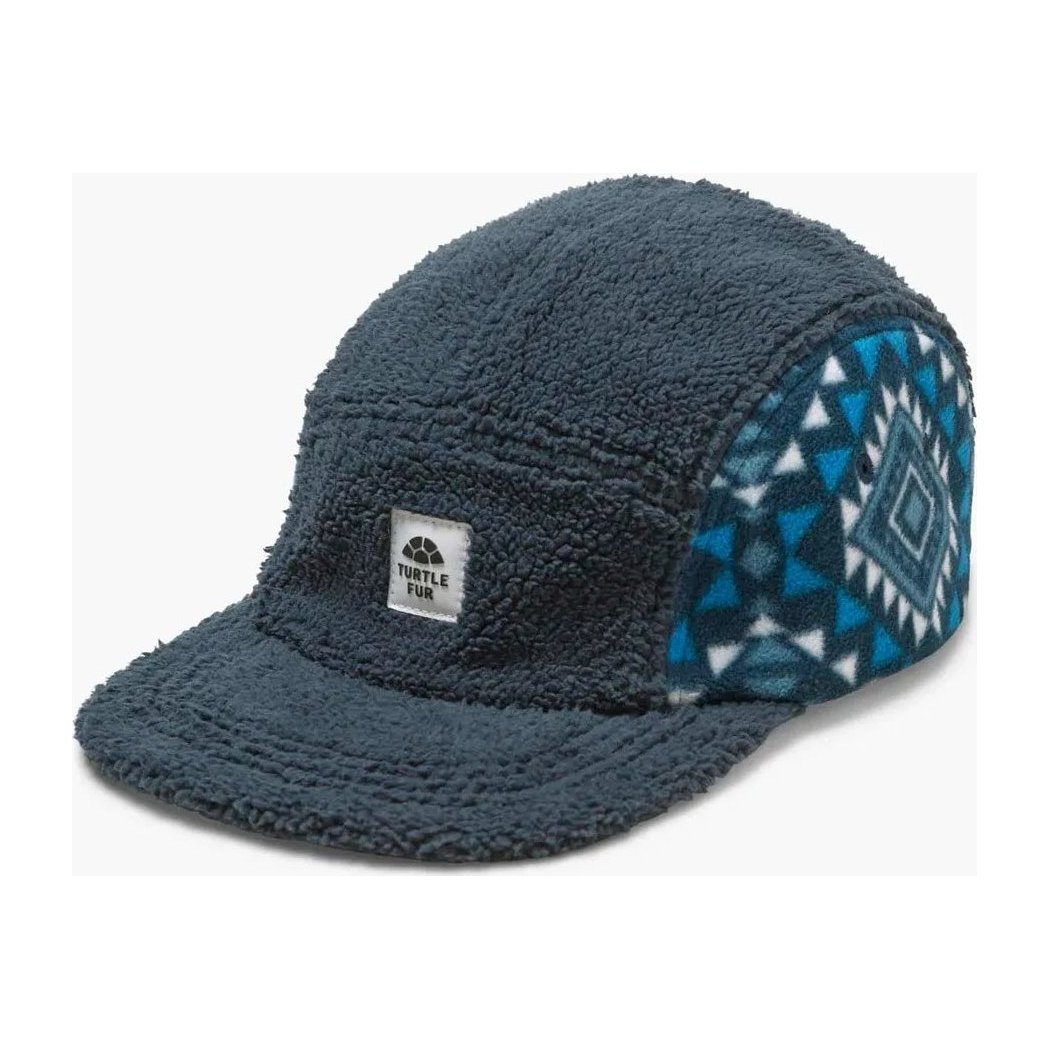 Turtle Fur Printed Fleece Art 5 Panel Hat-Accessories - Hats - Unisex-Mesa Sky-Appalachian Outfitters