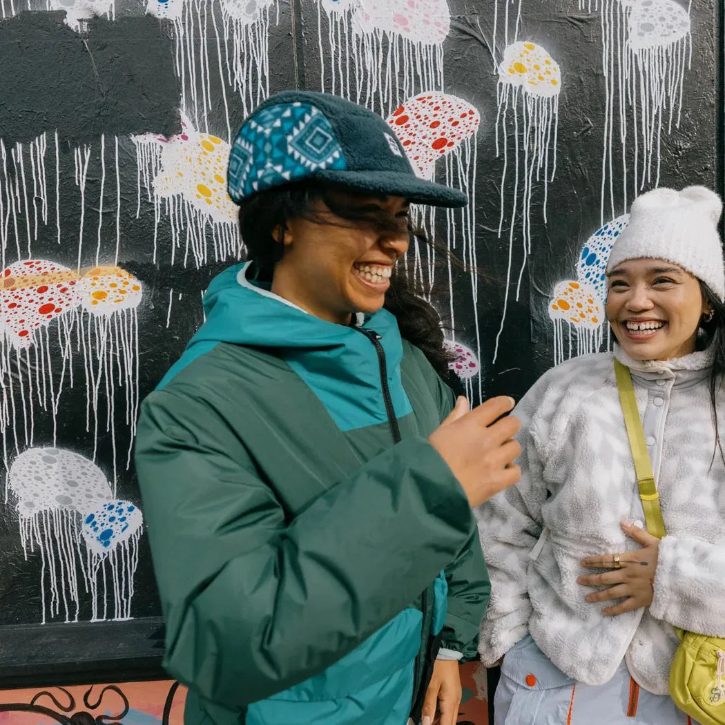 Turtle Fur Printed Fleece Art 5 Panel Hat-Accessories - Hats - Unisex-Appalachian Outfitters