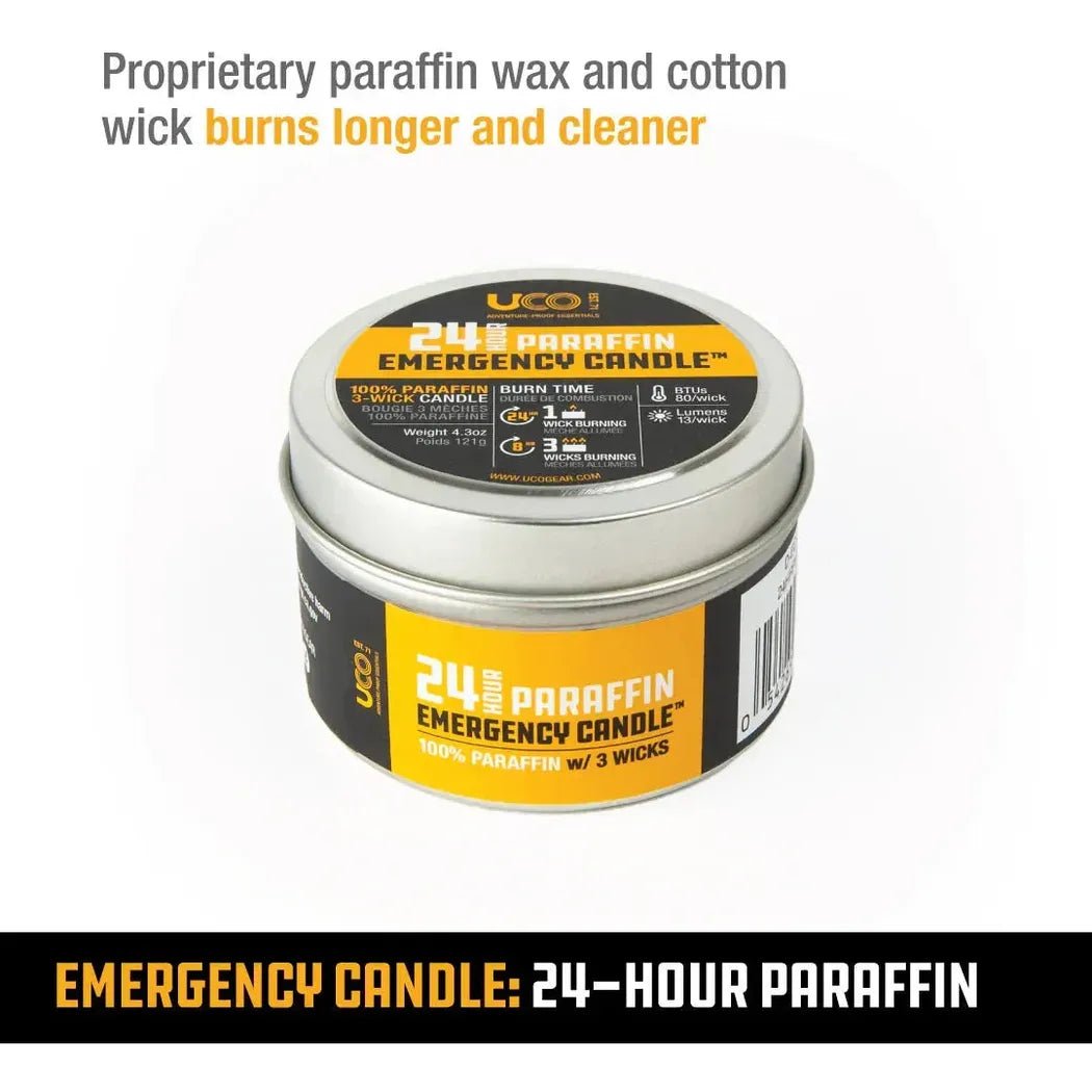 UCO 24 Hour Paraffin Emergency Candle-Camping - Lighting - Flashlights-Appalachian Outfitters