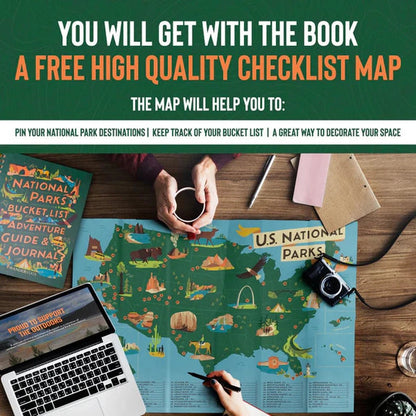 Wanderstate National Parks Bucket List Adventure Guide & Journal-Accessories - Books-Appalachian Outfitters