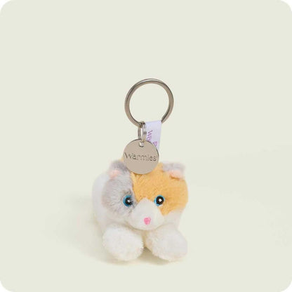 Warmies Calico Cat Keyring-Accessories - Novelty - Stuffed Animals-Appalachian Outfitters