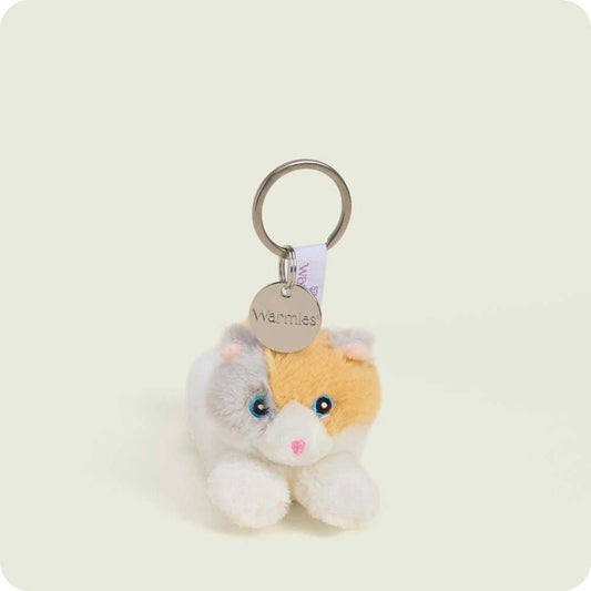 Warmies Calico Cat Keyring-Accessories - Novelty - Stuffed Animals-Appalachian Outfitters