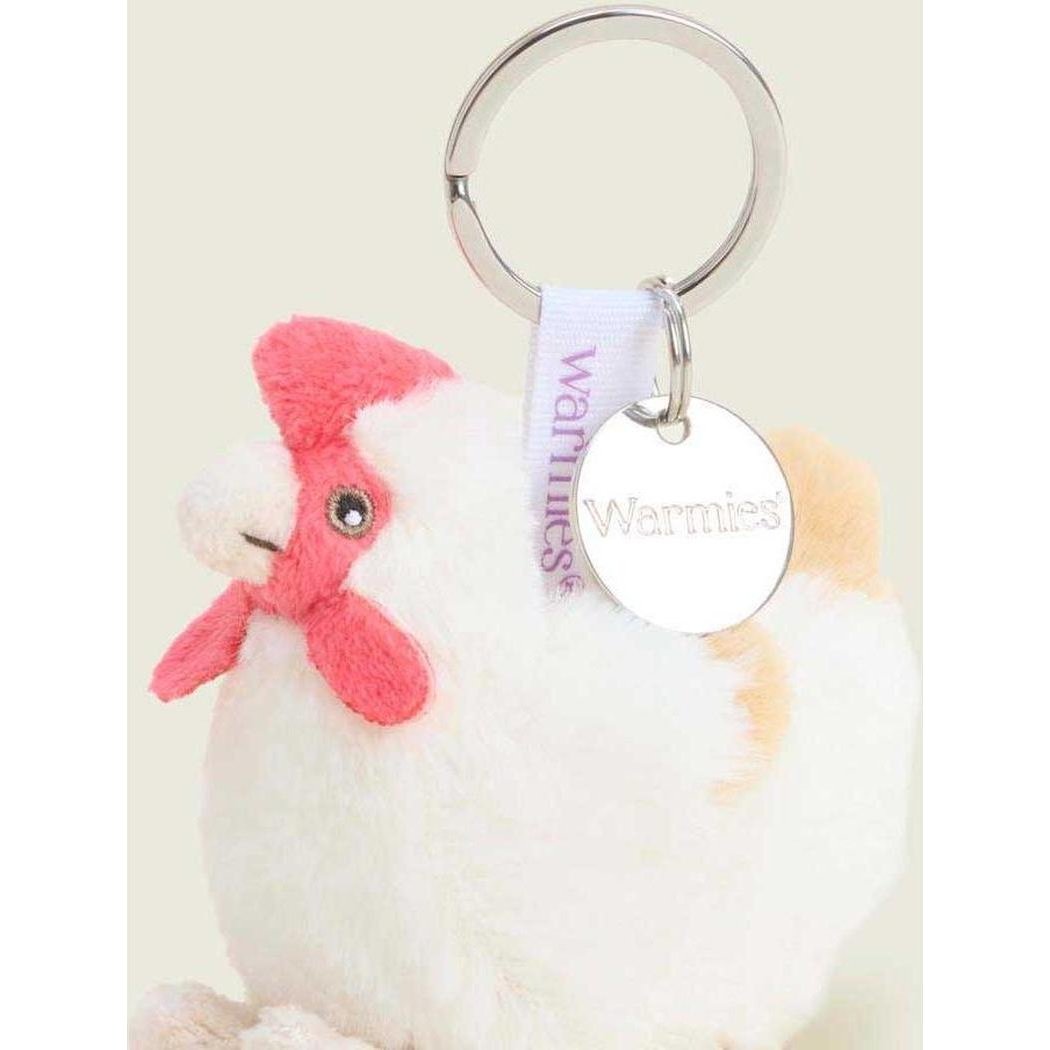 Warmies Chicken Keyring-Accessories - Novelty - Stuffed Animals-Appalachian Outfitters