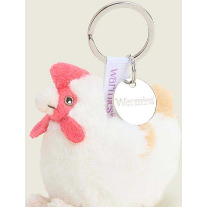 Warmies Chicken Keyring-Accessories - Novelty - Stuffed Animals-Appalachian Outfitters