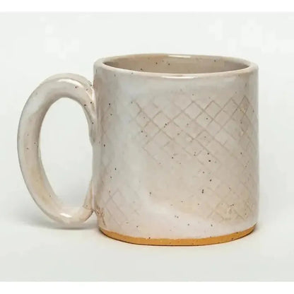 White Squirrel Clayworks Cardinal Design Handmade, in Ohio, Ceramic White 10oz-Camping - Cooking - Dishware-Appalachian Outfitters