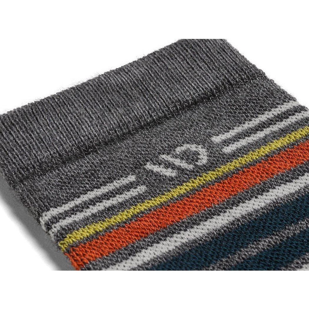 Wide Open Men's Multi Stripe Midweight Micro Crew Sock-Accessories - Socks - Men's-Appalachian Outfitters