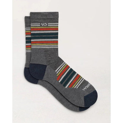 Wide Open Men's Multi Stripe Midweight Micro Crew Sock-Accessories - Socks - Men's-Appalachian Outfitters