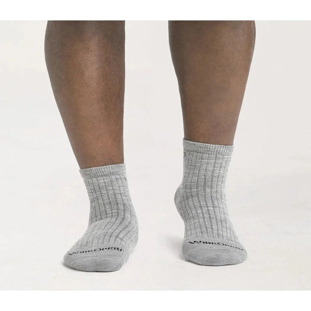 Wide Open Men's Solid Cushioned Quarter Socks-Accessories - Socks - Men's-Appalachian Outfitters