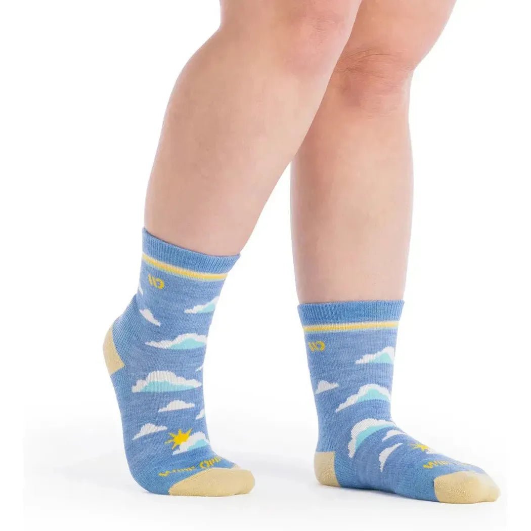 Wide Open Women's Cloud Hopper Midweight Micro Crew Sock-Accessories - Socks - Women's-Appalachian Outfitters