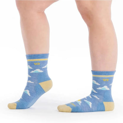 Wide Open Women's Cloud Hopper Midweight Micro Crew Sock-Accessories - Socks - Women's-Appalachian Outfitters