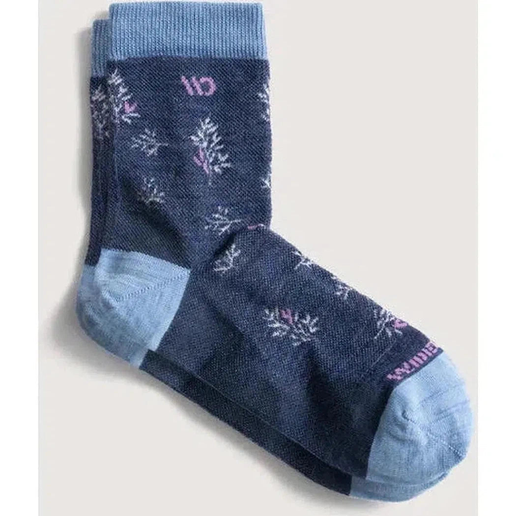 Wide Open Women's Foliage Lightweight Micro Crew Sock-Accessories - Socks - Women's-Appalachian Outfitters