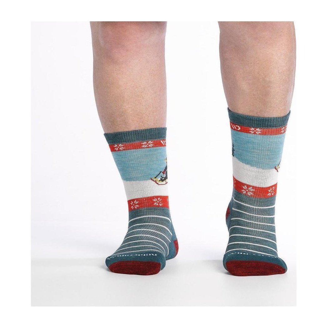 Wide Open Women's Sleigh All Day Midweight Micro Crew Sock-Accessories - Socks - Women's-Appalachian Outfitters