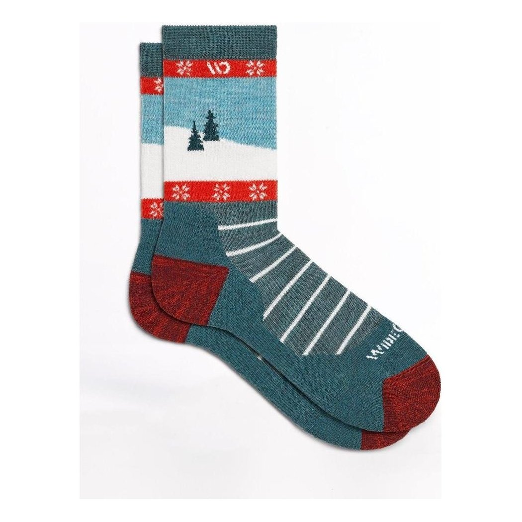 Wide Open Women's Sleigh All Day Midweight Micro Crew Sock-Accessories - Socks - Women's-Appalachian Outfitters