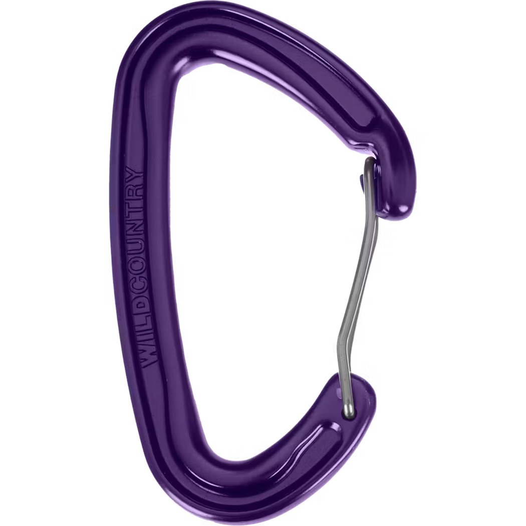 Wild Country Wildwire Carabiner-Climbing - Hardware - Carabiners-Purple-Appalachian Outfitters