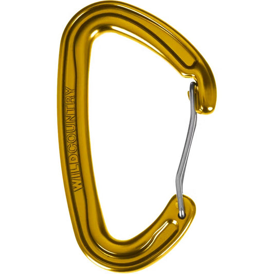 Wild Country Wildwire Carabiner-Climbing - Hardware - Carabiners-Gold-Appalachian Outfitters