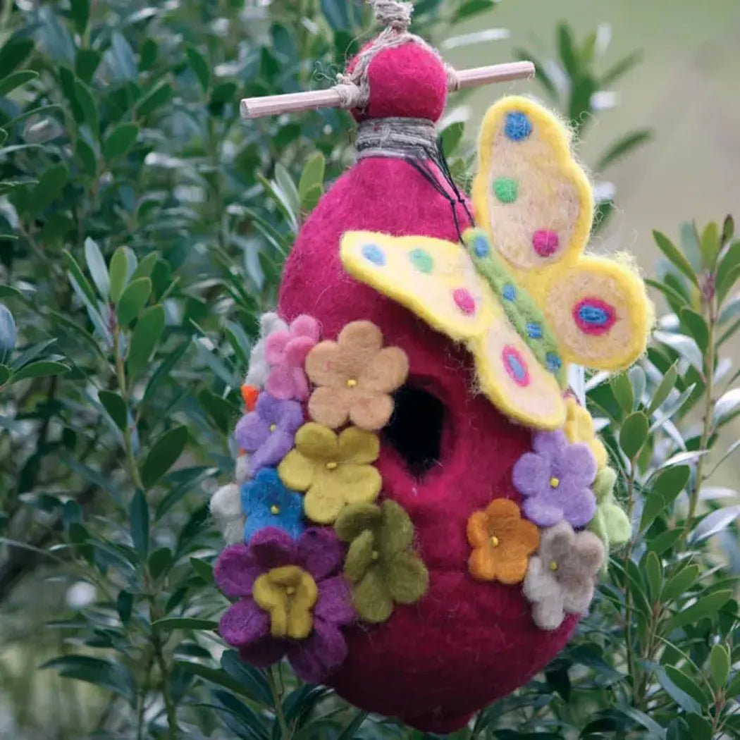 Wild Woolies Butterfly Birdhouse-Accessories - Novelty - Decor-Appalachian Outfitters