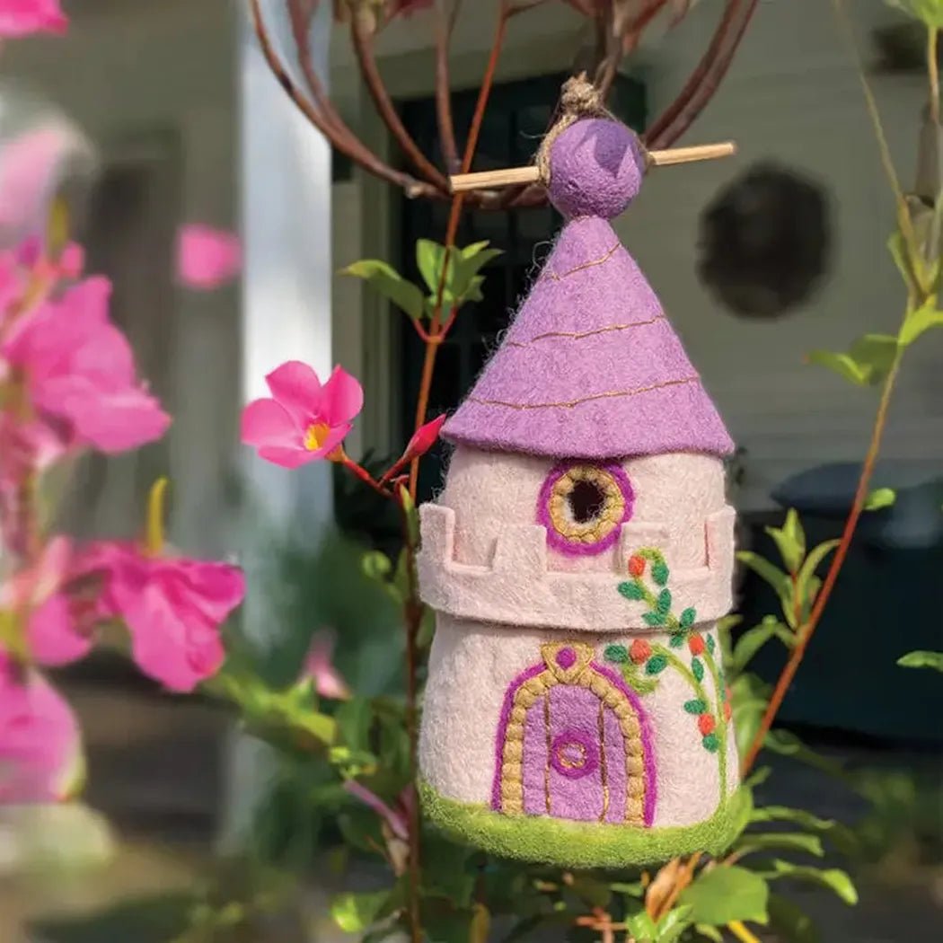 Wild Woolies Fairy Castle Birdhouse-Accessories - Novelty - Decor-Appalachian Outfitters